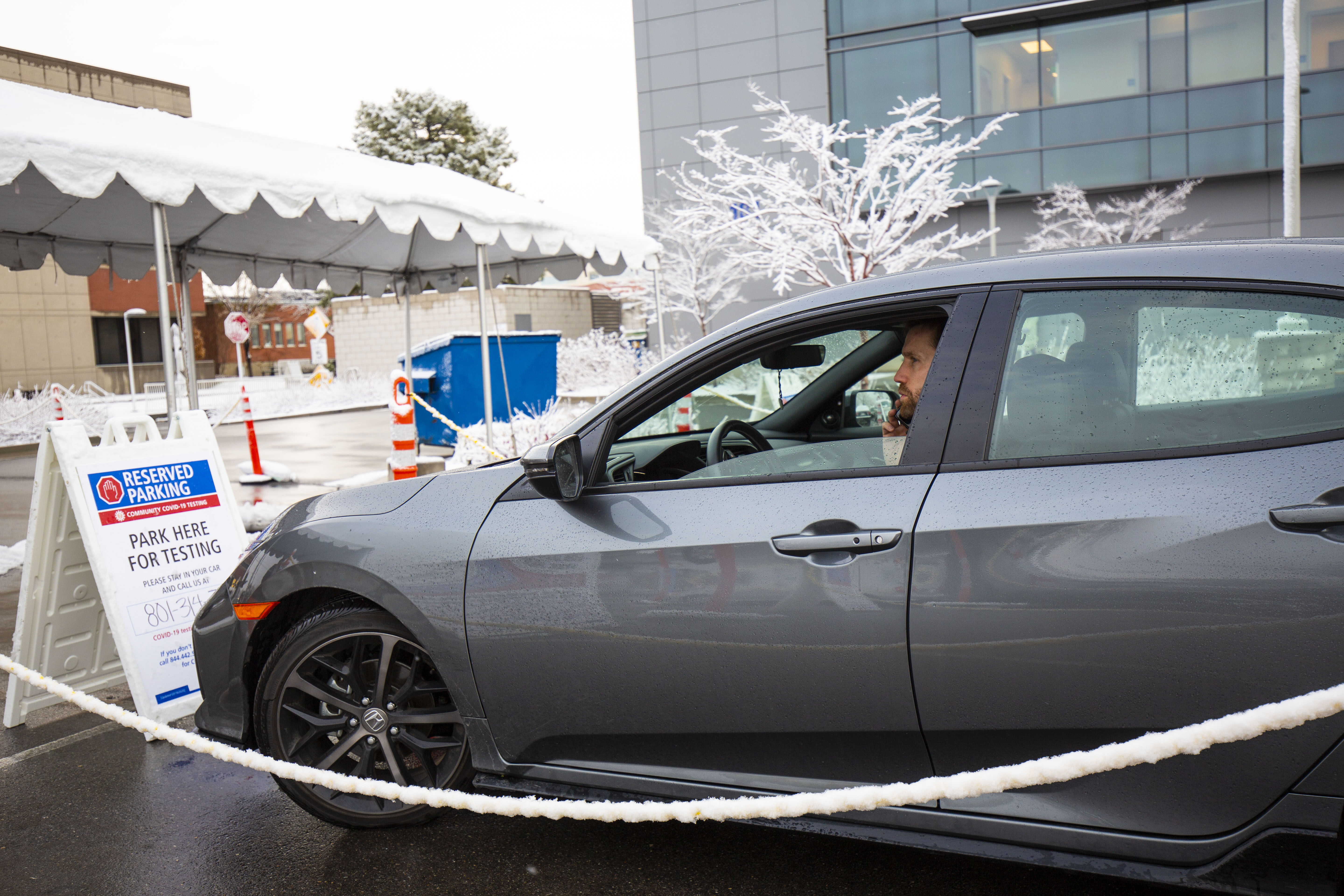 Intermountain Healthcare Curbside COVID-19 Testing'