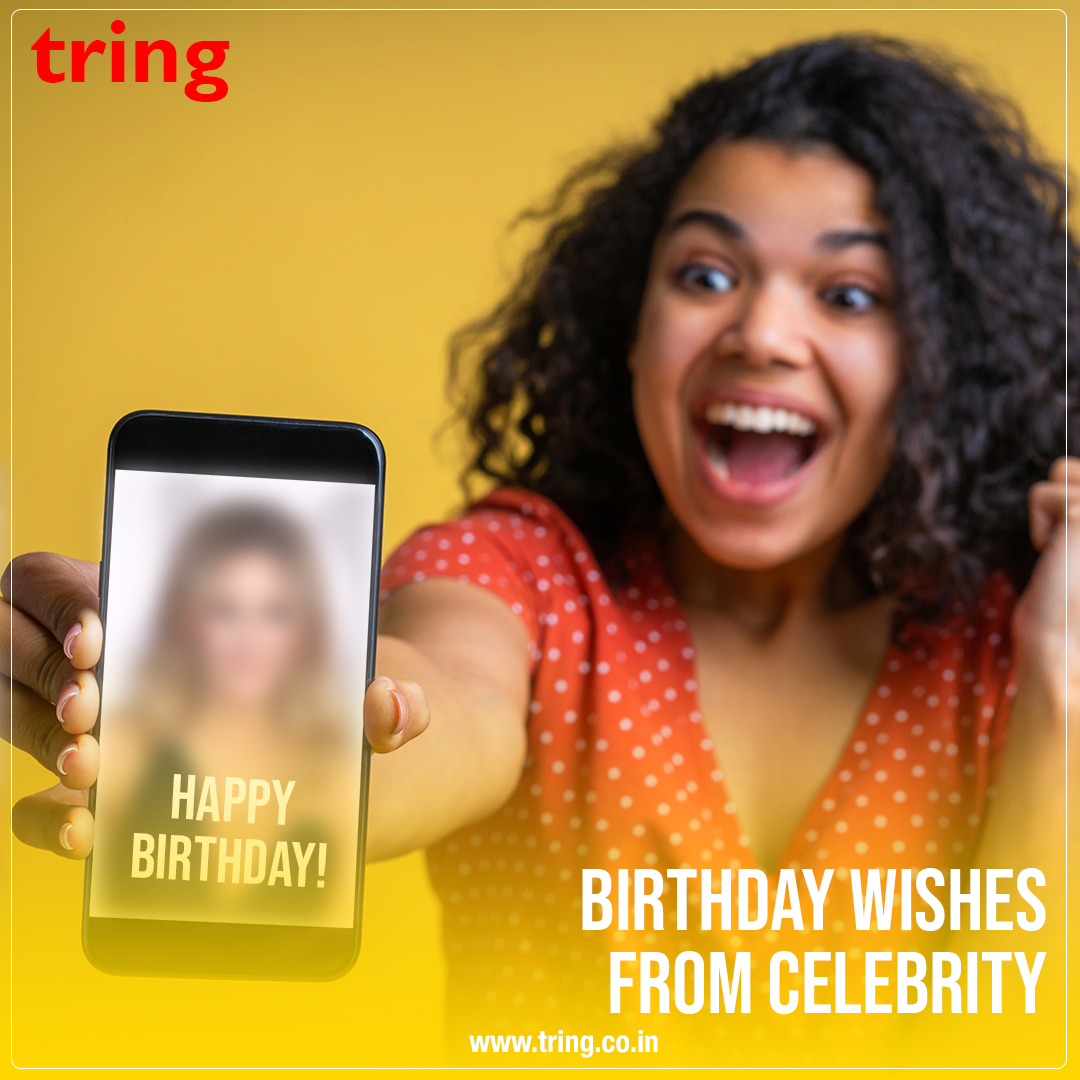 Birthday wishes from celebrity'