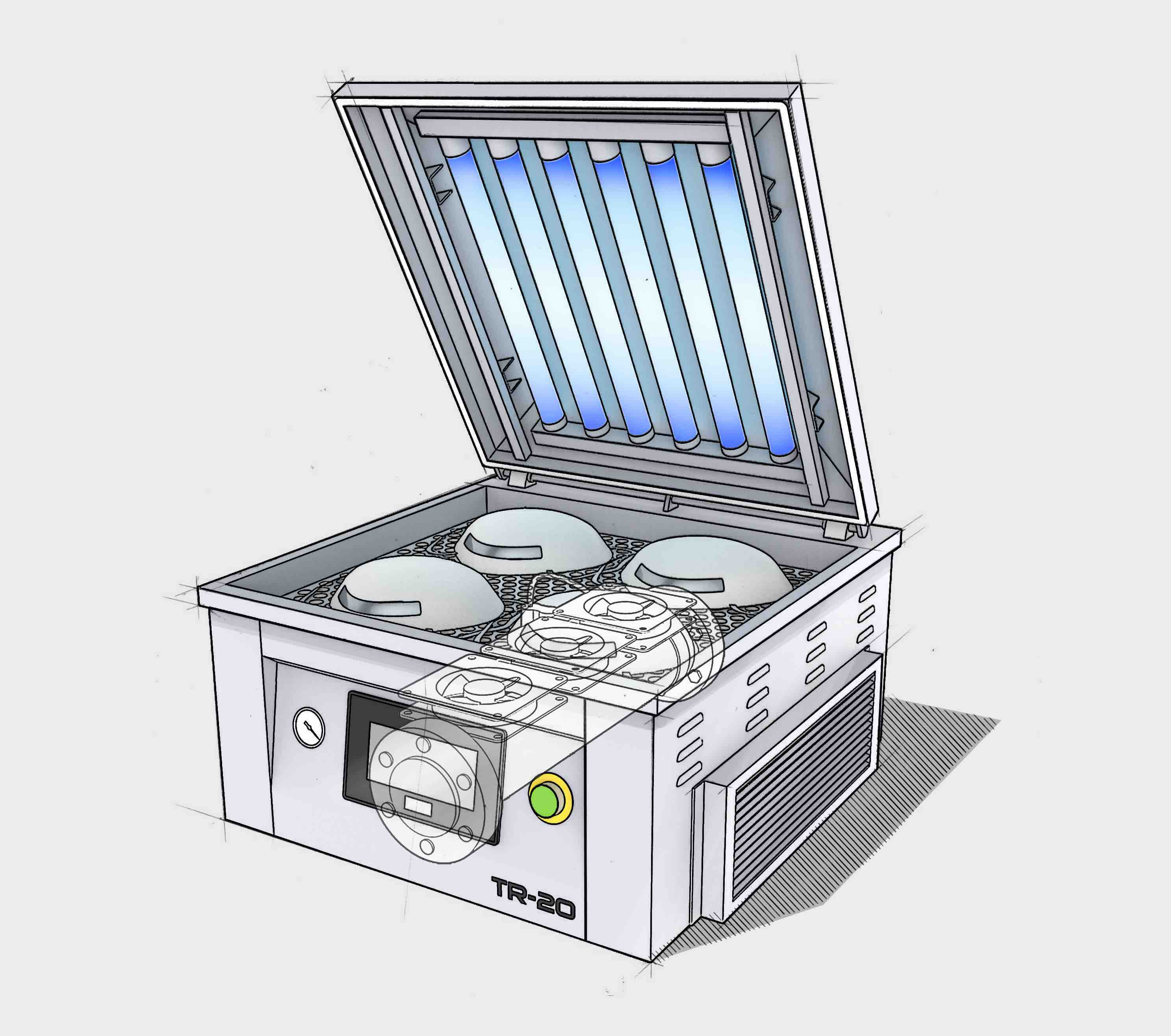 N95 mask Sanitizer System'