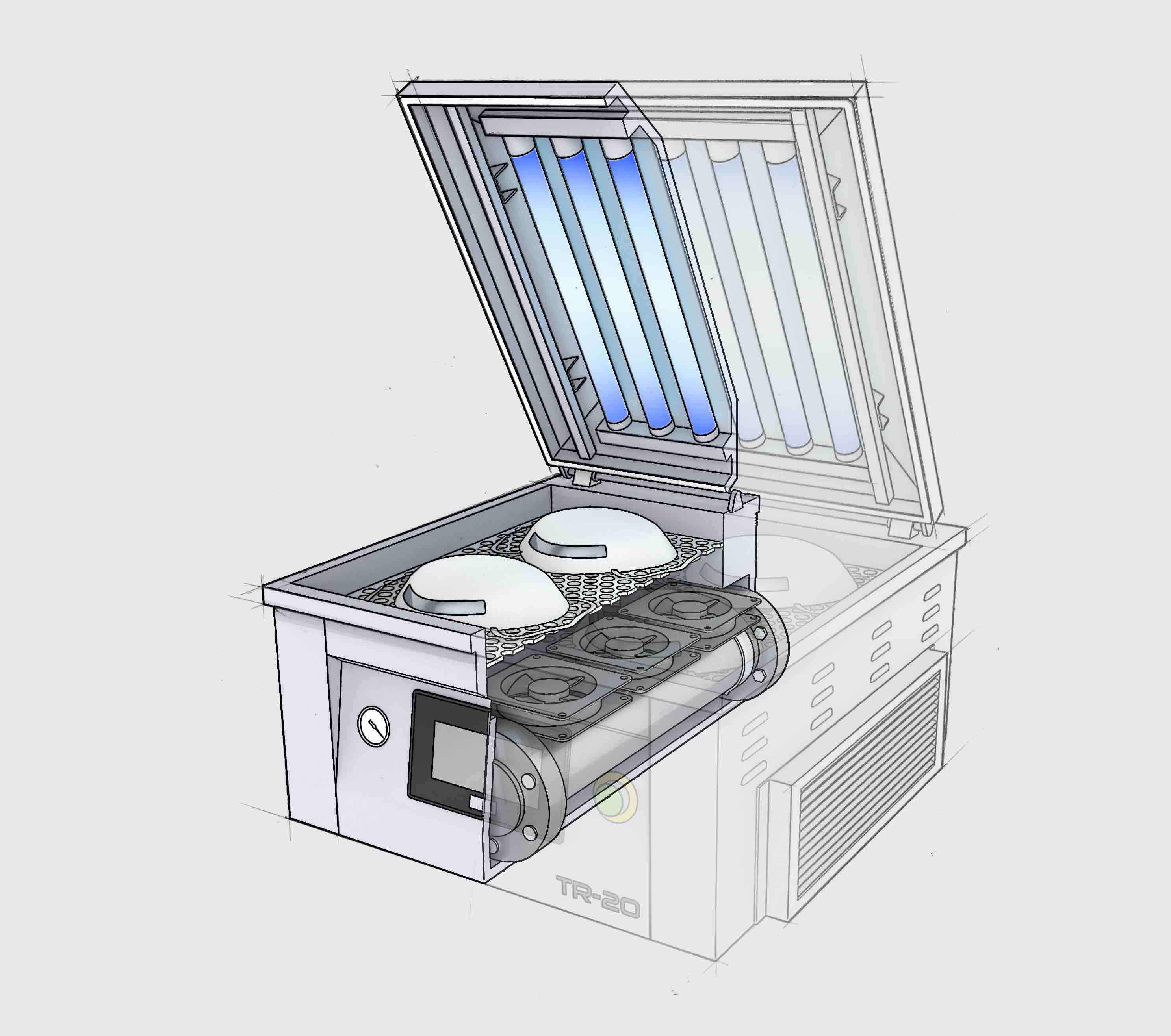 N95 mask Sanitizer System'