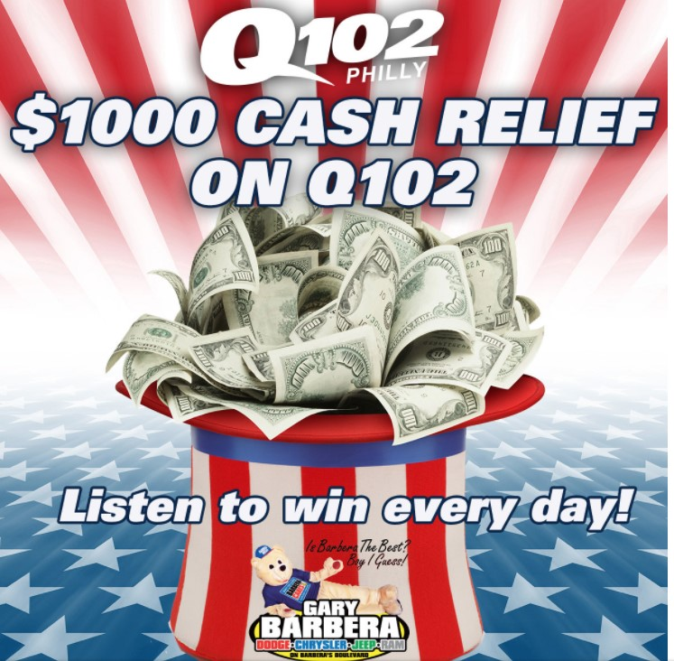 Gary Barbera Cares Partners With q102 to Give $1,000 During