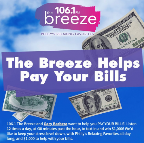 Gary Barbera Partners With 106.1 the Breeze to Help Pay Your'