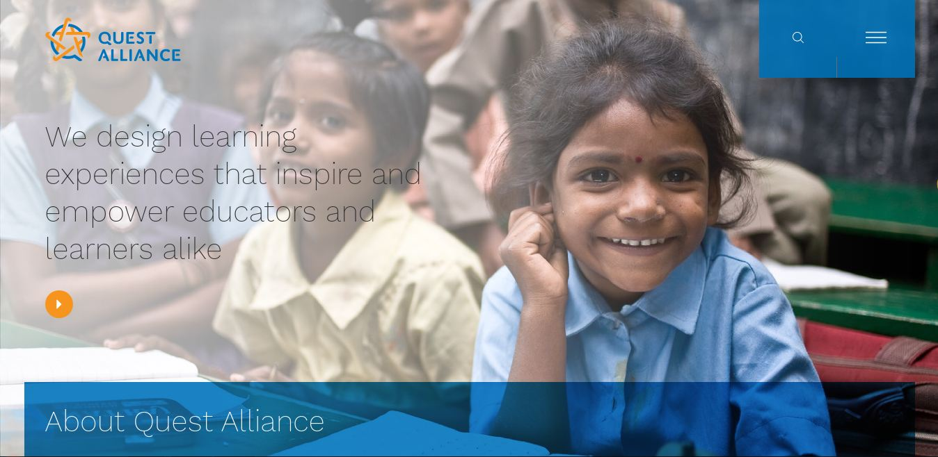 Company Banner For Quest Alliance'