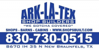 Ark-La-Tex Shop Builders of Texas Logo