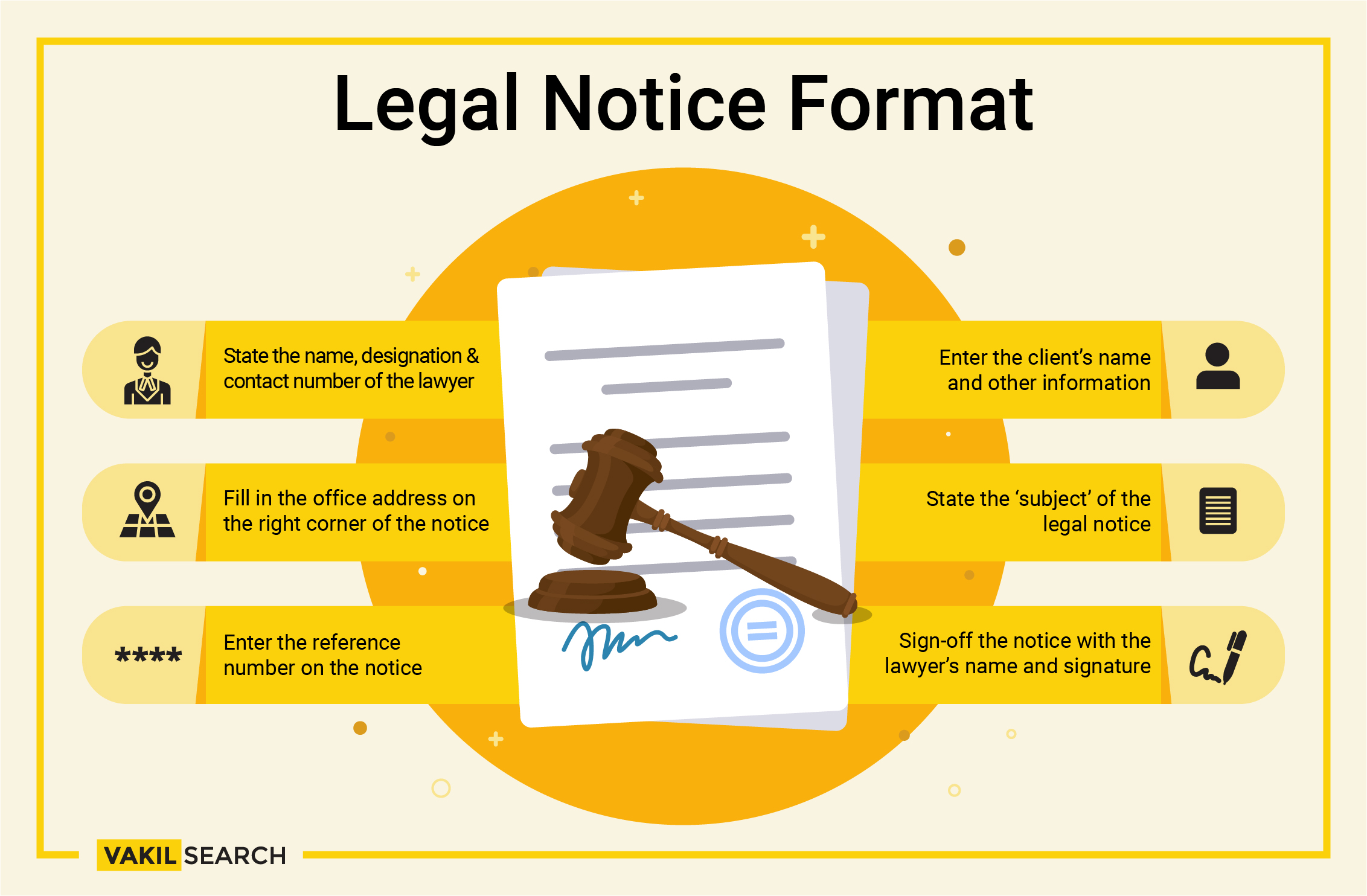 Legal Notice Format &amp; Procedure In India'