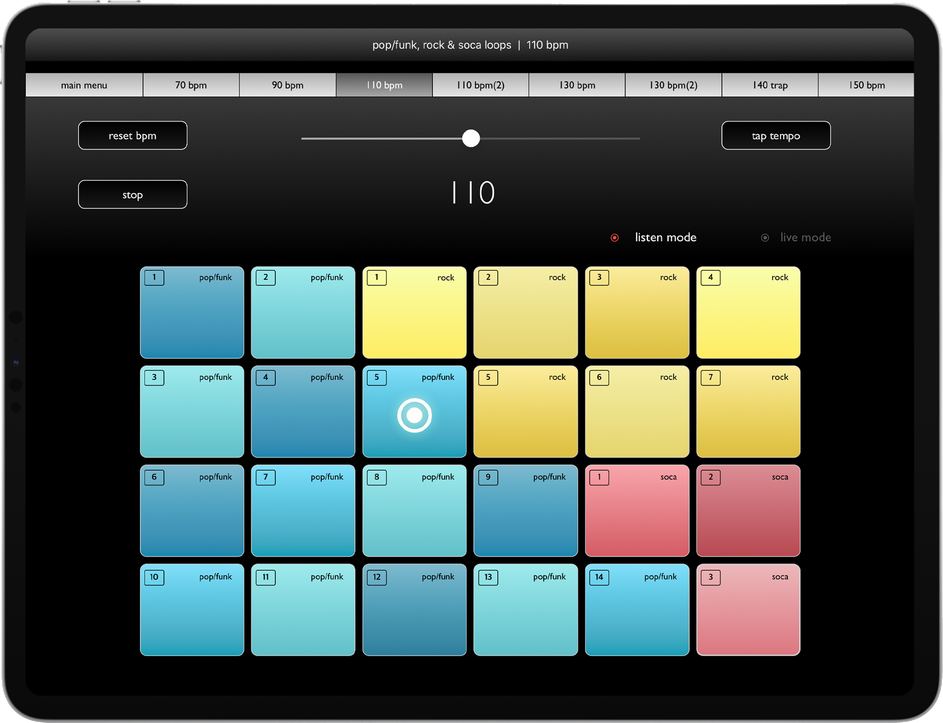 Pop/fuck/rock/soca/trap chapter iPad'