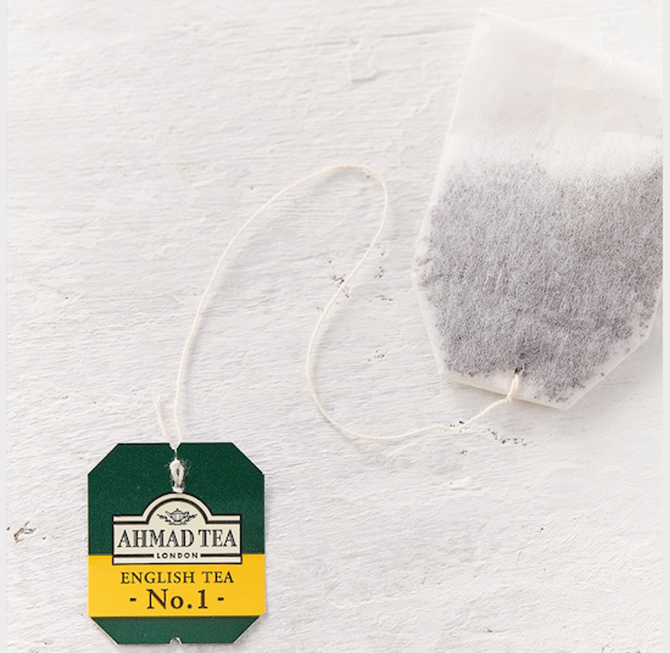 Ahmad Tea is reducing the use of plastics in products.