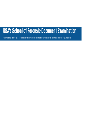 Company Logo For The International School of Forensic Docume'