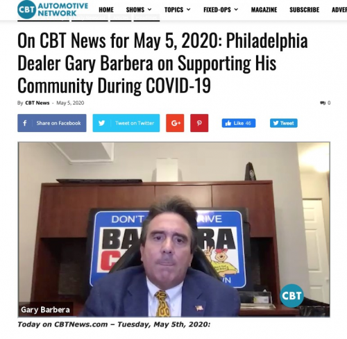 Philadelphia Dealer Gary Barbera on Supporting His Community'