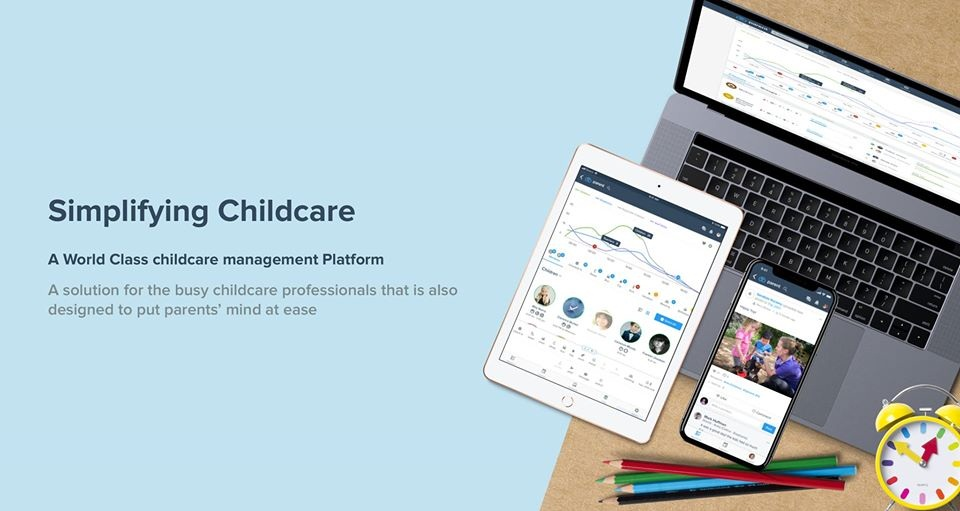 software voor het bijwonen van kinderopvang'