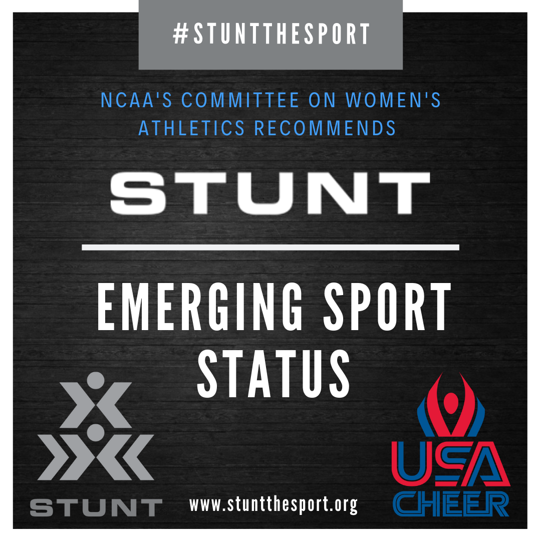 STUNT Receives Emerging Sport Recommendation from the NCAA&a