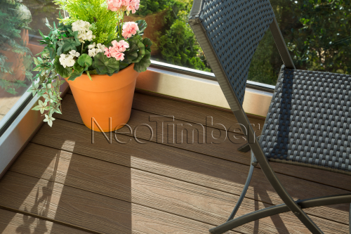 NeoTimber Chocolate Deluxe Composite Decking'