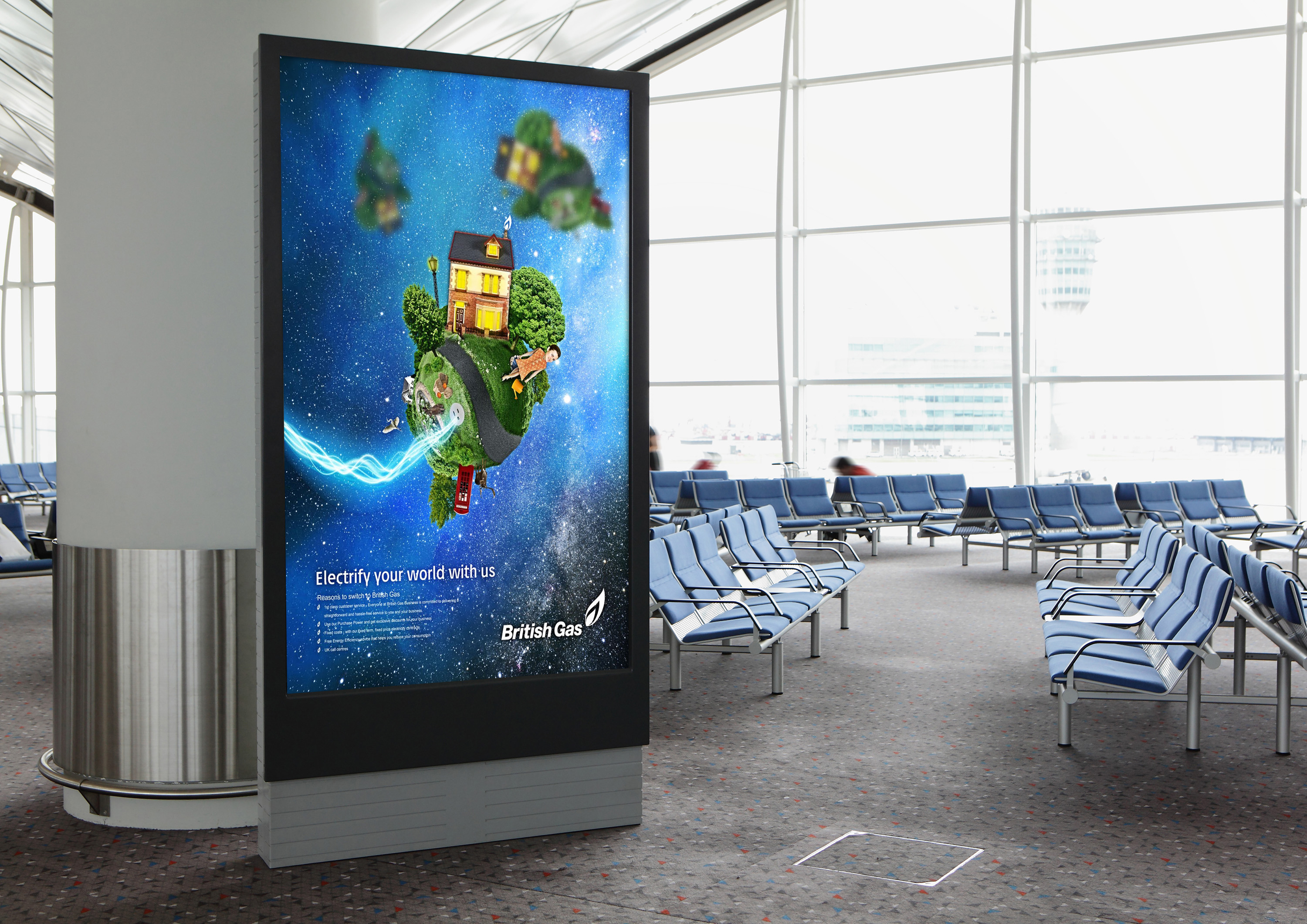 Freestanding Digital Sign'