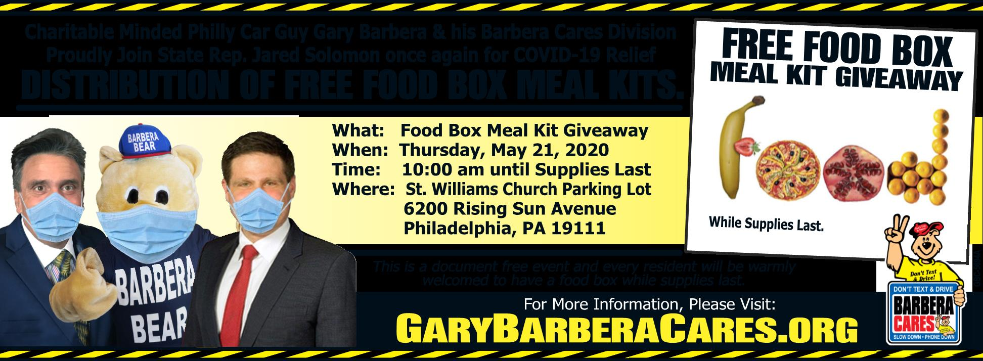 NBC 10 and CBS3 Report Charitable Minded Philly Car Guy Gary