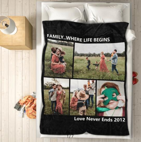 Company Logo For Custom Photo Blanket'