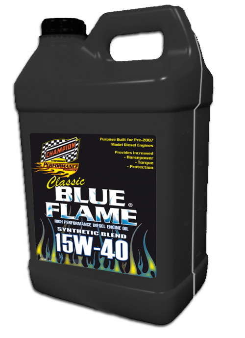 Champion &quot;Classic&quot; Blue Flame Diesel Motor Oil'