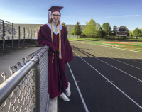 Jake Hayward Graduction of Jordan High School