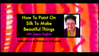 how to paint on silk