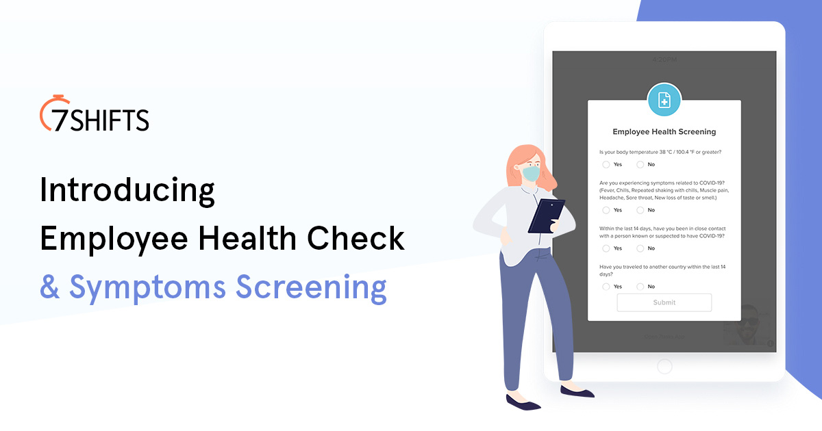 7Shifts Employee Health Check