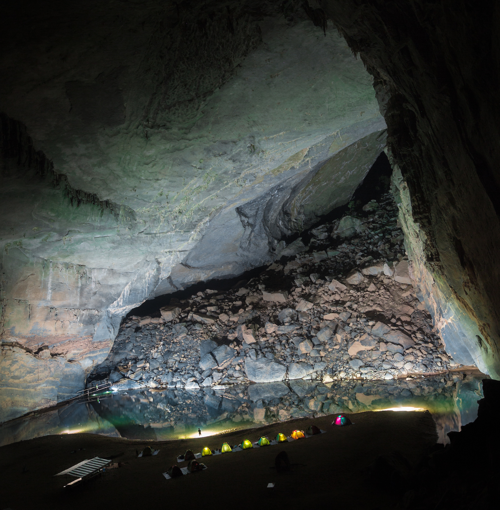 Hang En Cave at Night