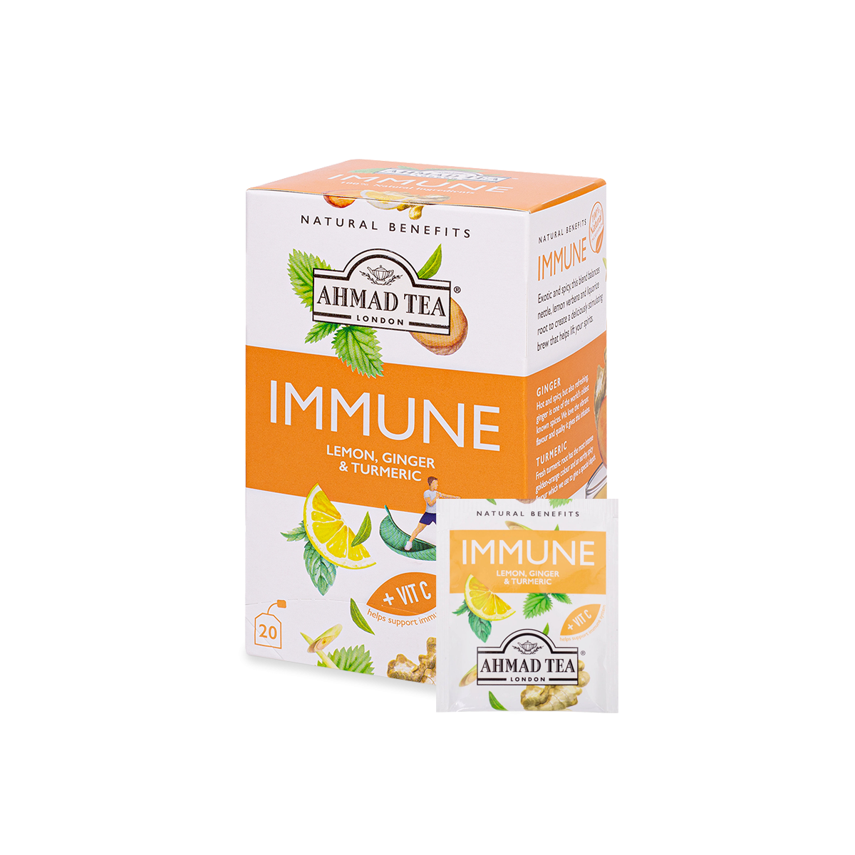 Ahmad Tea Immune Natural Benefits Tea