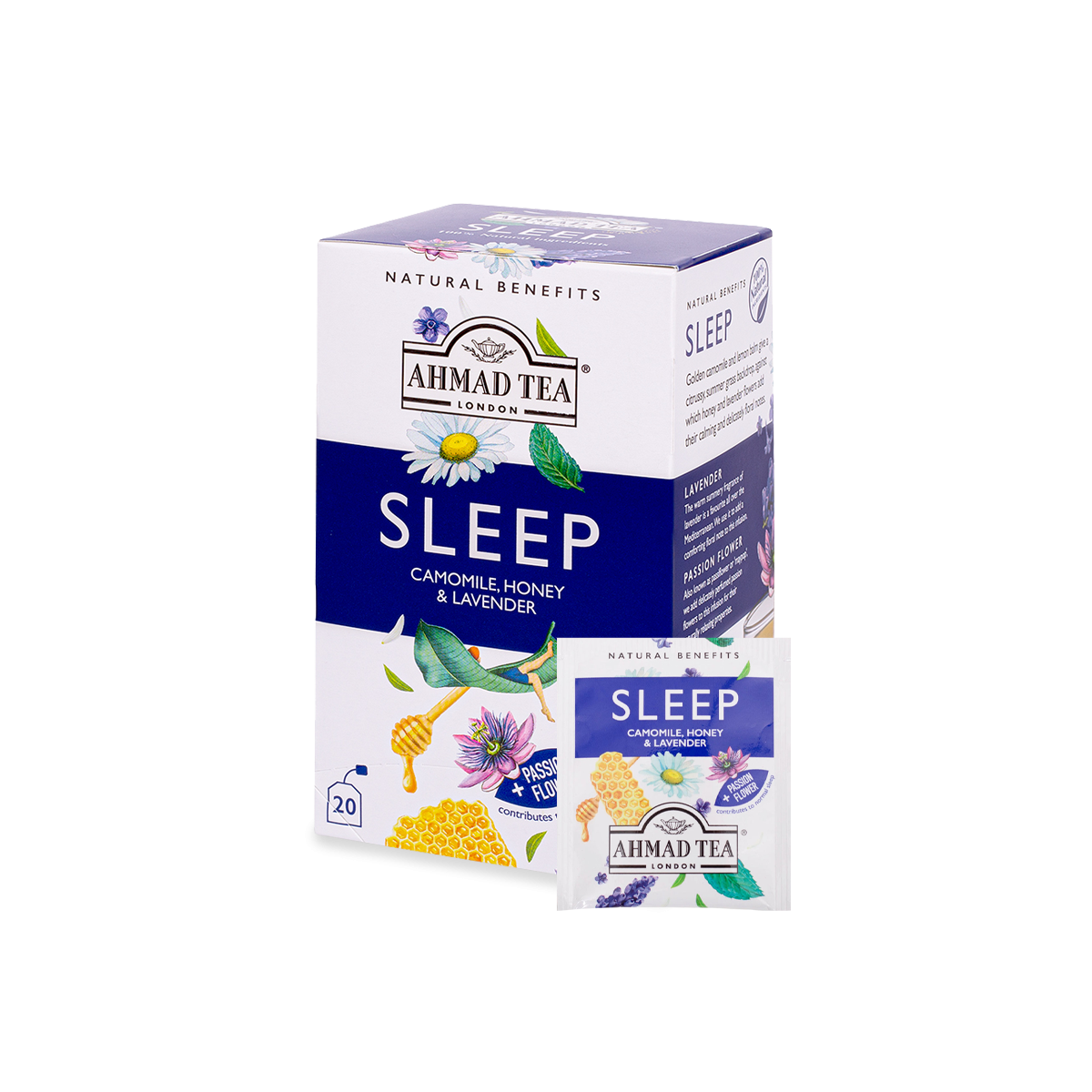 Ahmad Tea Sleep Natural Benefits Tea'