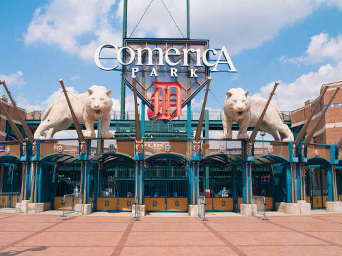Comerica Park seating chart'