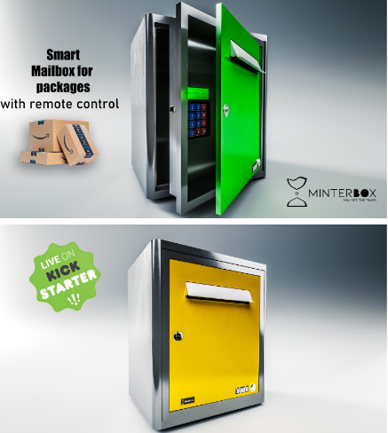 Minterbox launches Kickstarter Campaign for its Smart Mailbo'