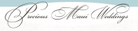 White Orchid Wedding Package | preciousmauiweddings.com Logo