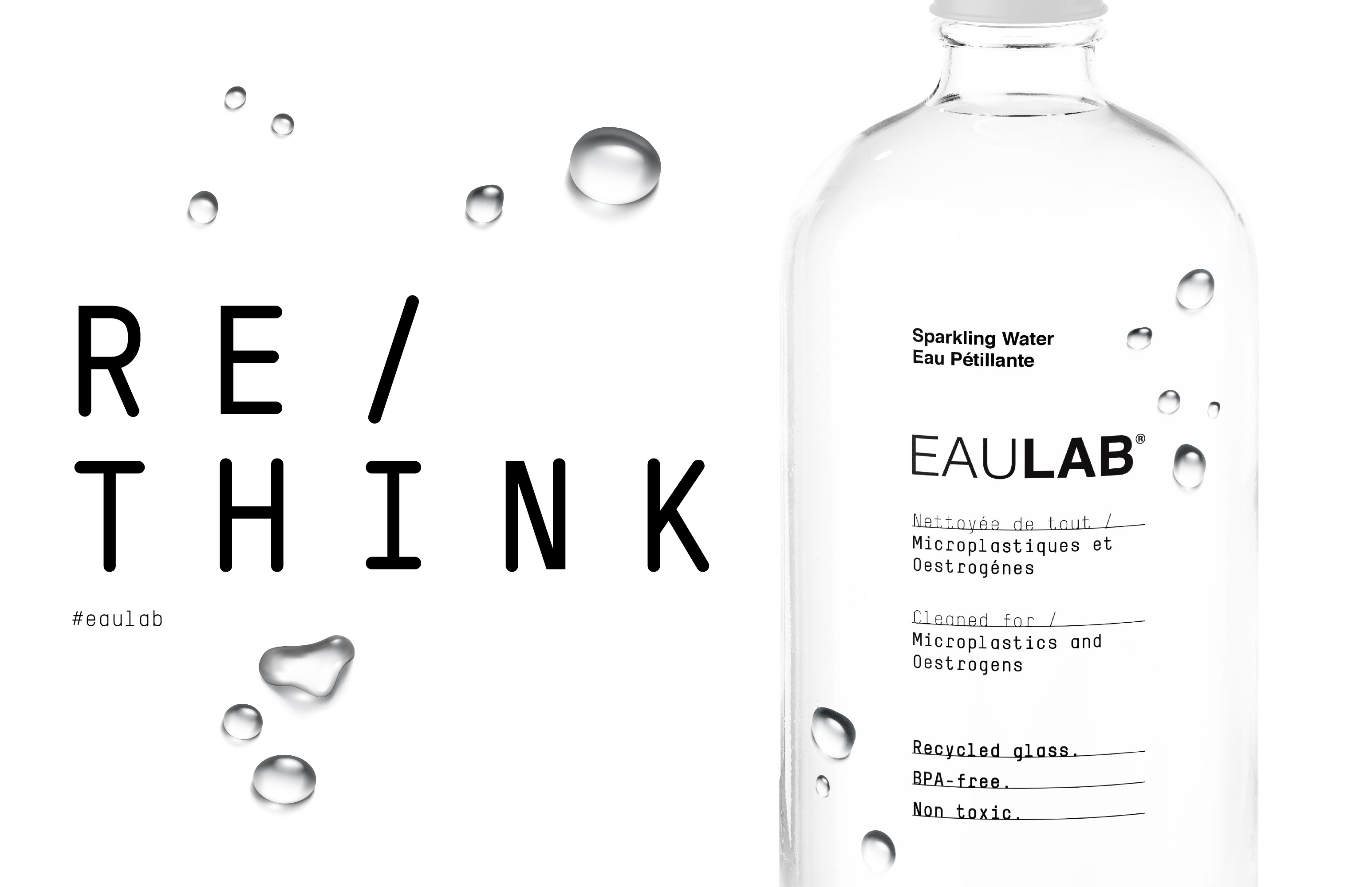 EauLab ReThink Poster With Bottle
