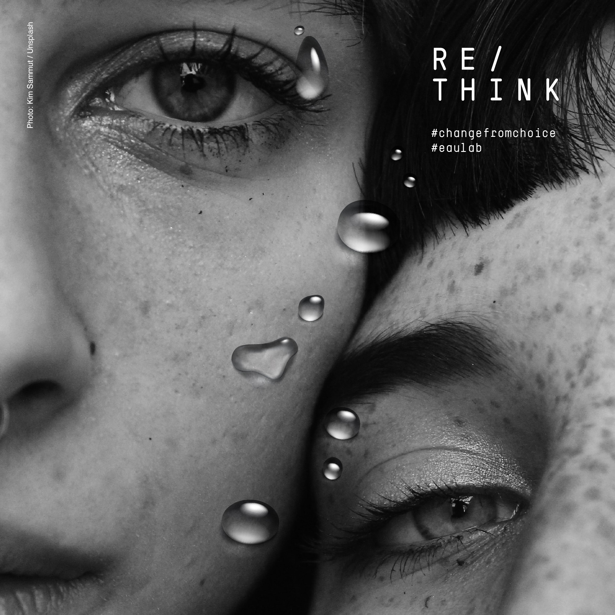 EauLab ReThink Poster - Two Girls
