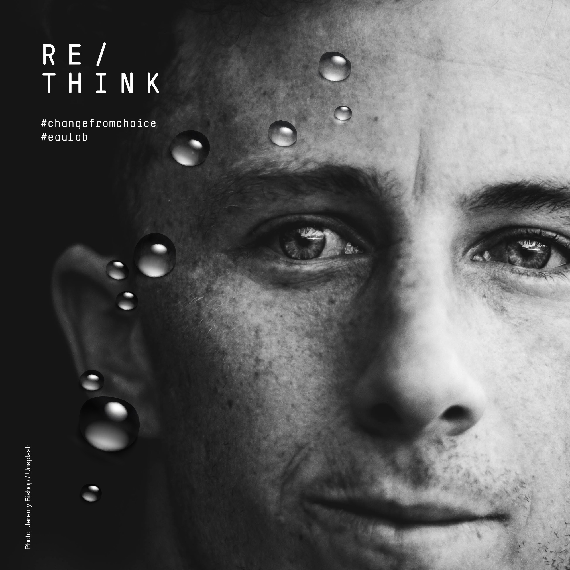 EauLab ReThink Poster - Freckle Guy