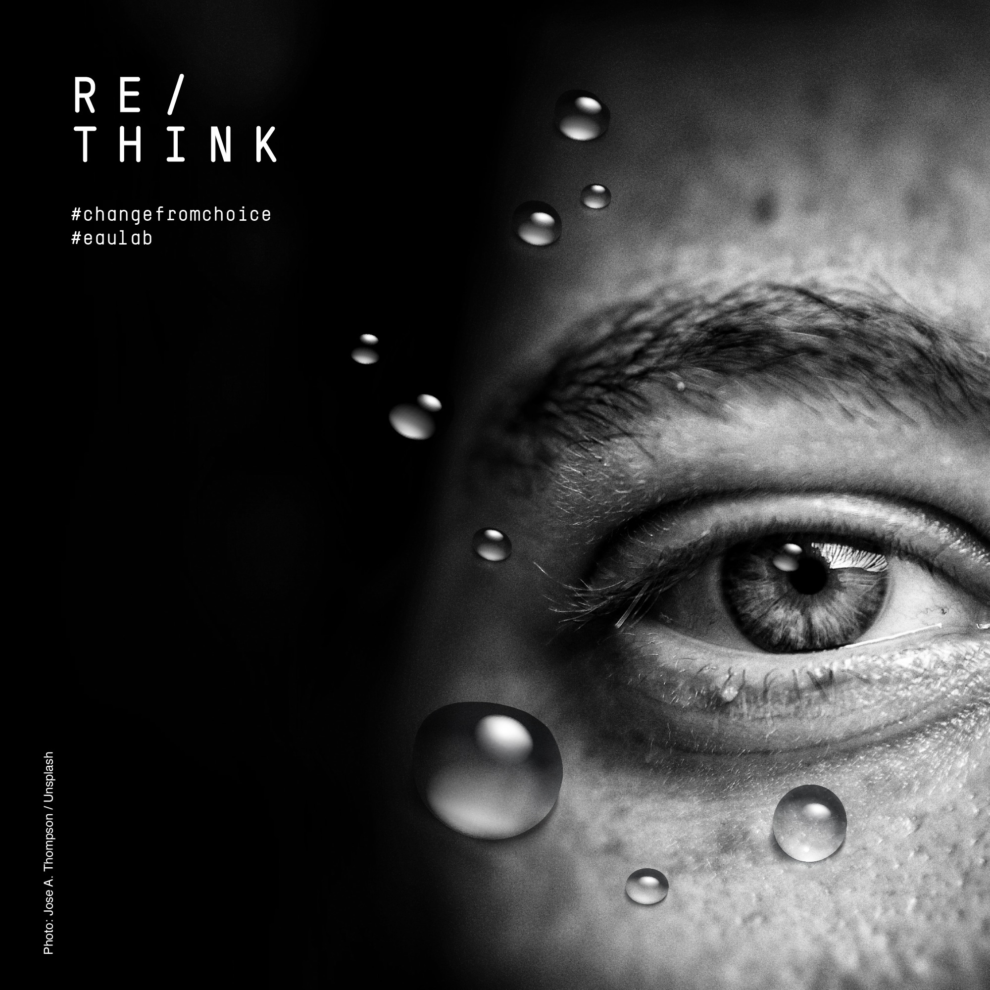 EauLab ReThink Poster - Eye Guy