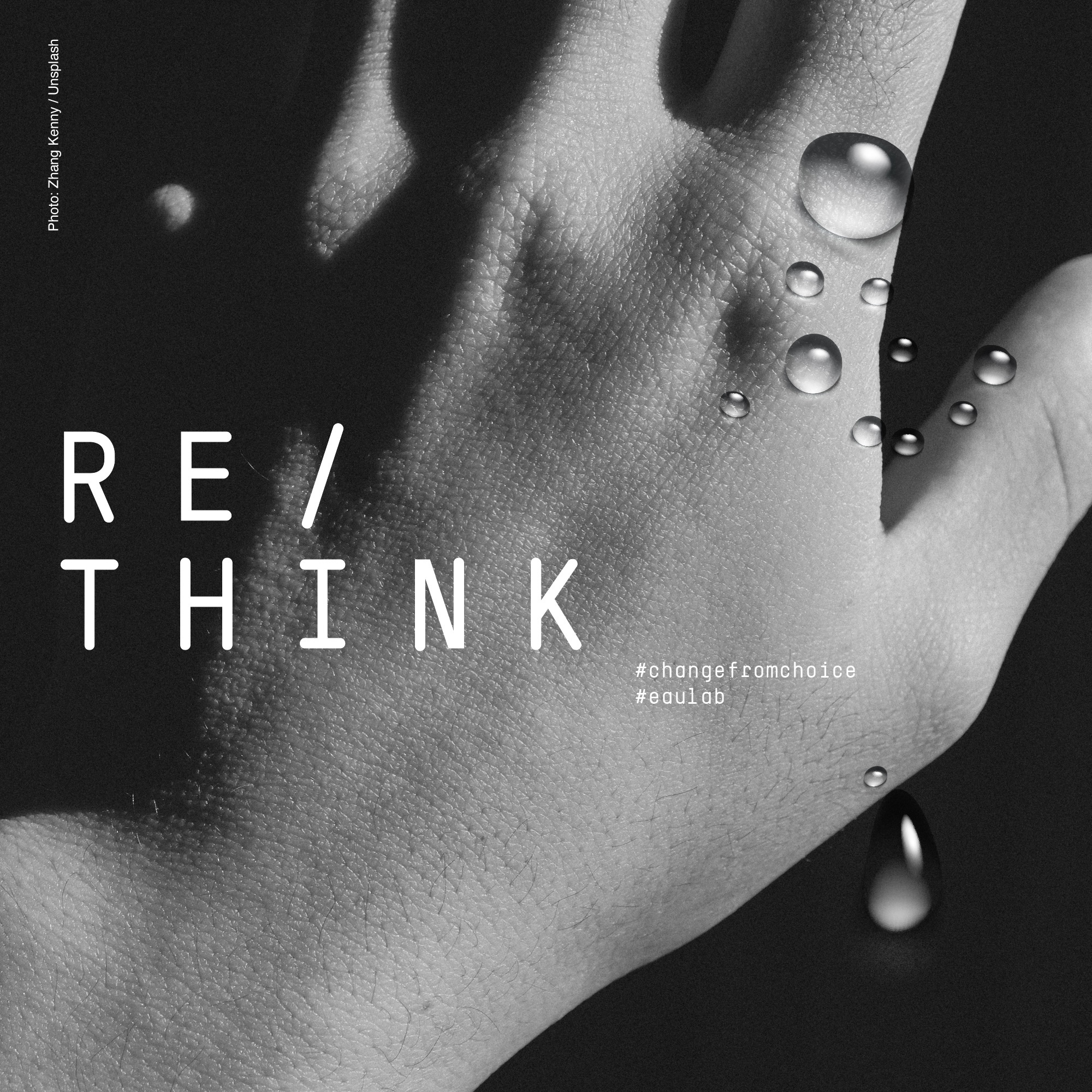 EauLab ReThink Poster - Hand