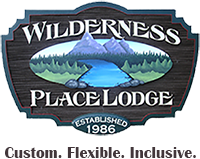 Wilderness Place Guides Lodges and Cabins Logo