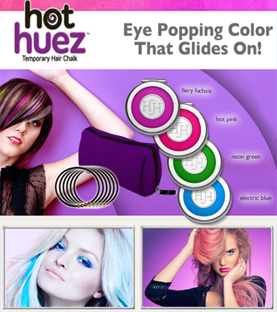 Hot Huez Temporaray Hair Chalk'