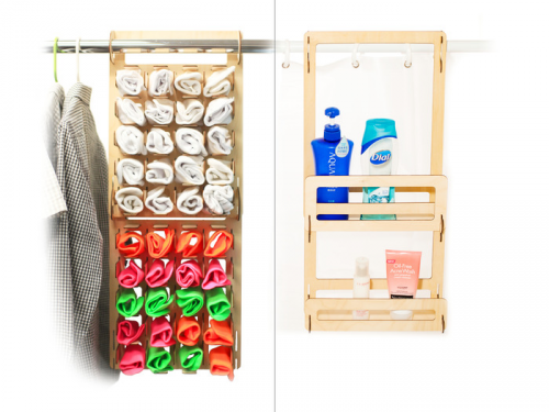 Mosto.-.Modular Storage For Your Shower and Closet'