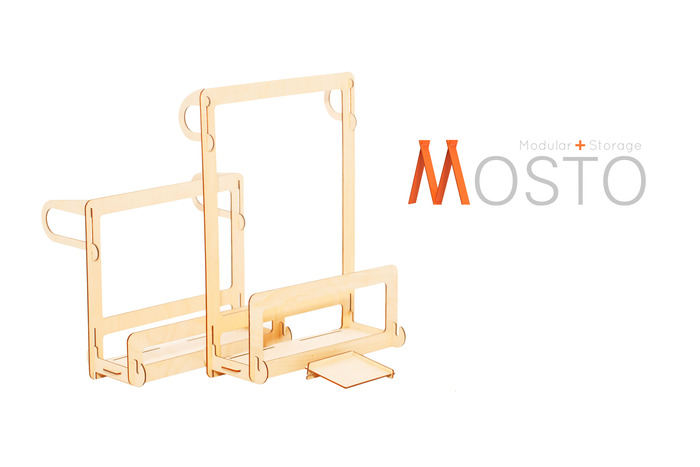 Mosto.-.Modular Storage For Your Shower and Closet'