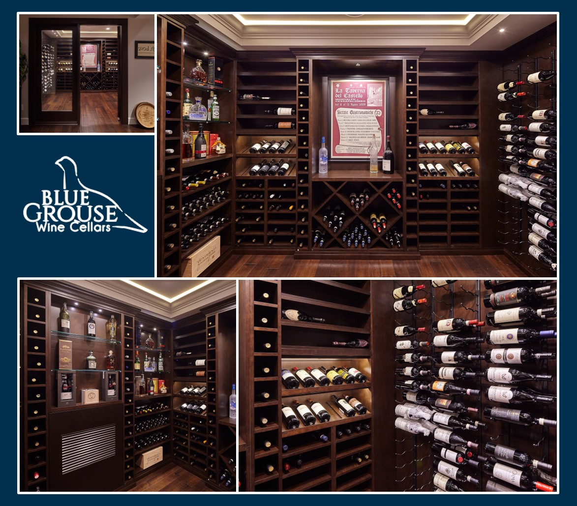 Custom Millwork Wine Cellar in Burnaby'