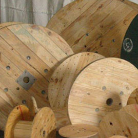 Wood Spools'