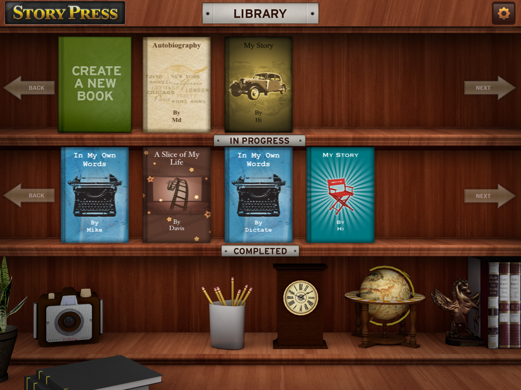 StoryPress Library