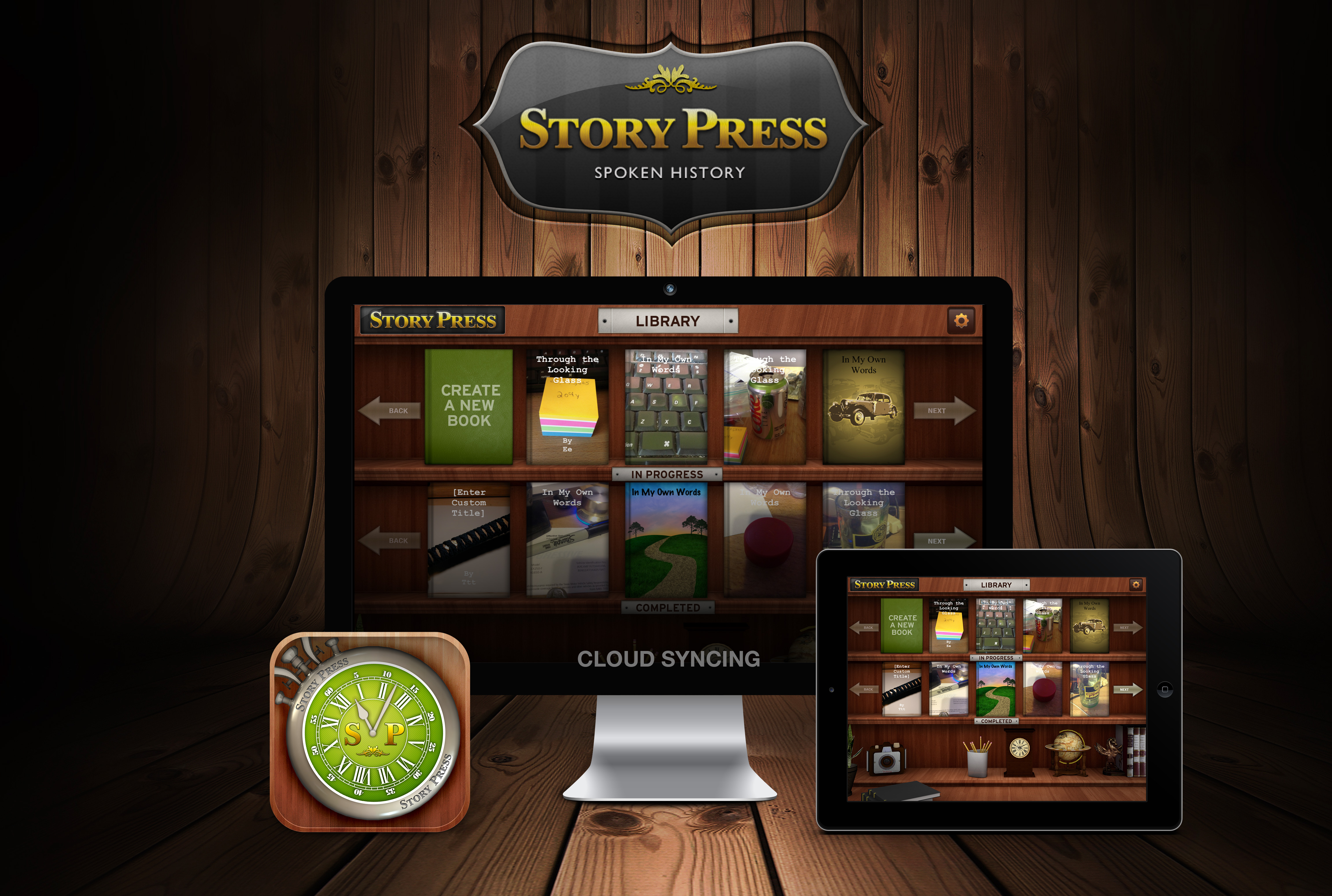 StoryPress Cloud Syncing