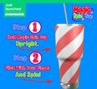Now On Kickstarter, The Magic Spin Cup, A Fun, Engaging Cup