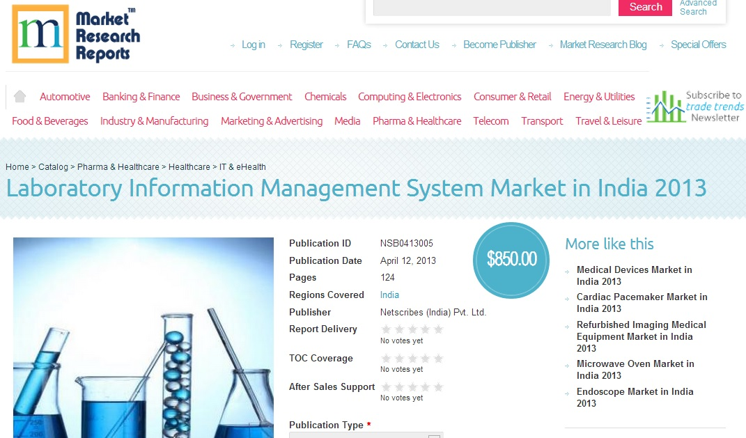 Laboratory Information Management System Market in India'