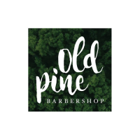Old Pine Barbershop Logo