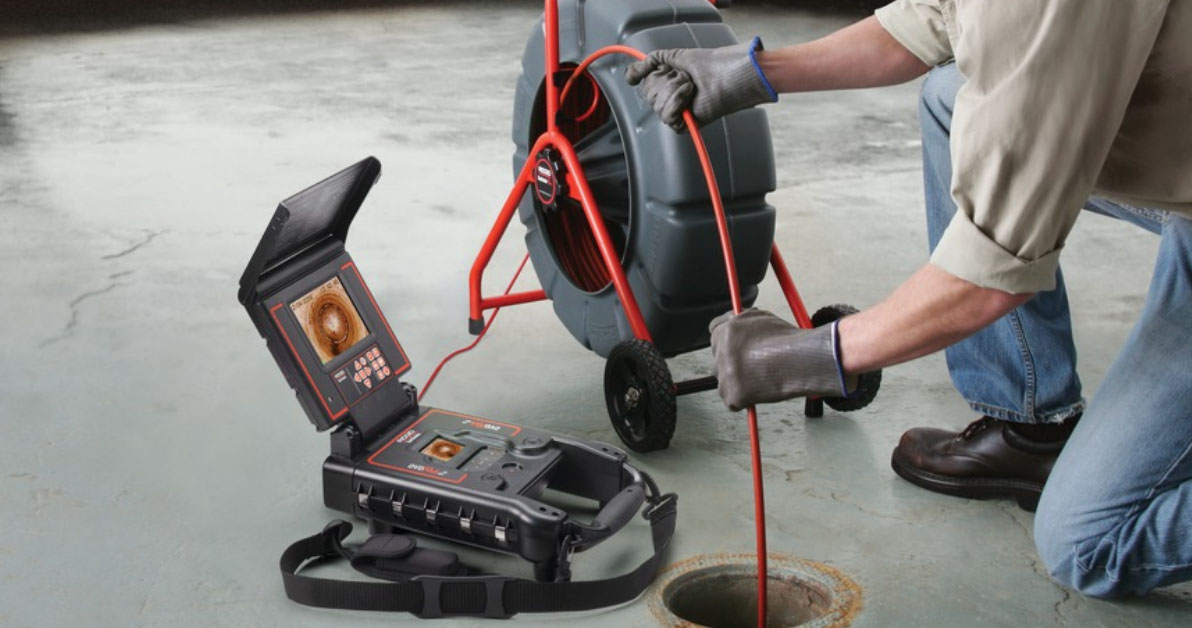 Sewer camera inspection