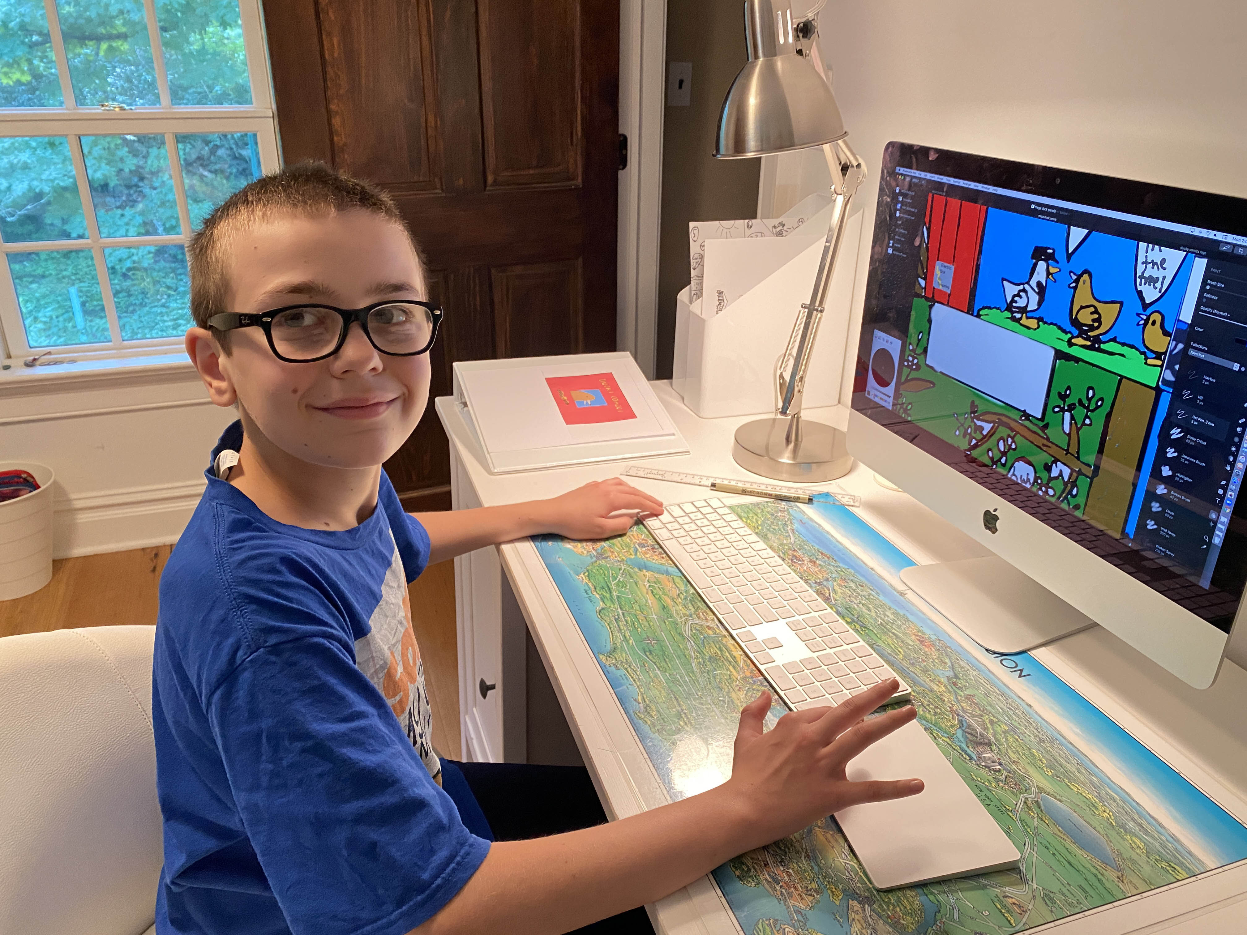 Ducky Comics creator Henry McEvoy