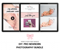 FREE DIY - Newborn Photography Bundle