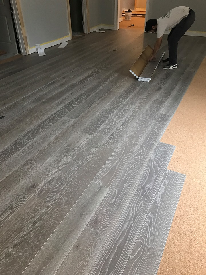 Laminate flooring installation contractor Floor Vision LLC'