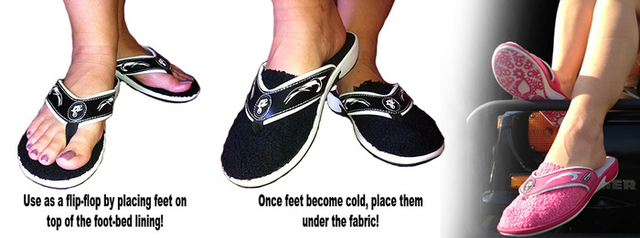 SLIP FLOP Keeps Your Feet Warm!'